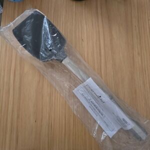 Pampered Chef Scoop & Serve Spatula 100286 Black Silicone Stainless Steel 13in